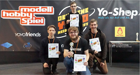 恭喜MAGICYOYO 队员Alexander Schmidt 获得德国悠悠球大赛 X-组别冠军！